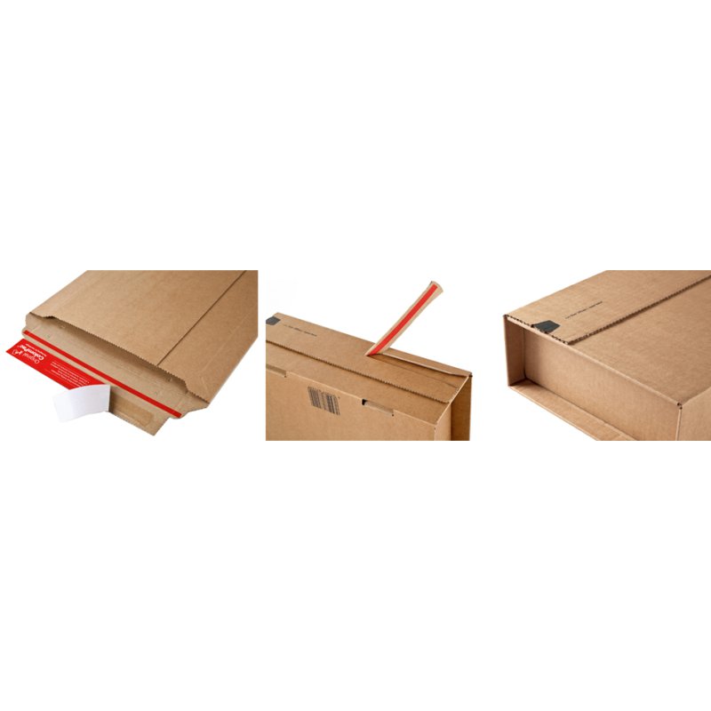 ColomPac verzendkarton voor ordners A4, rugbreedte 35-80 mm, bruin, 20 stuks